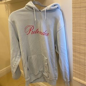 Blue “Pretender hoodie” brand: Divided